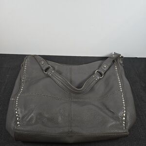 The Sak Gray Studded Shoulder Bag Casual Versatile